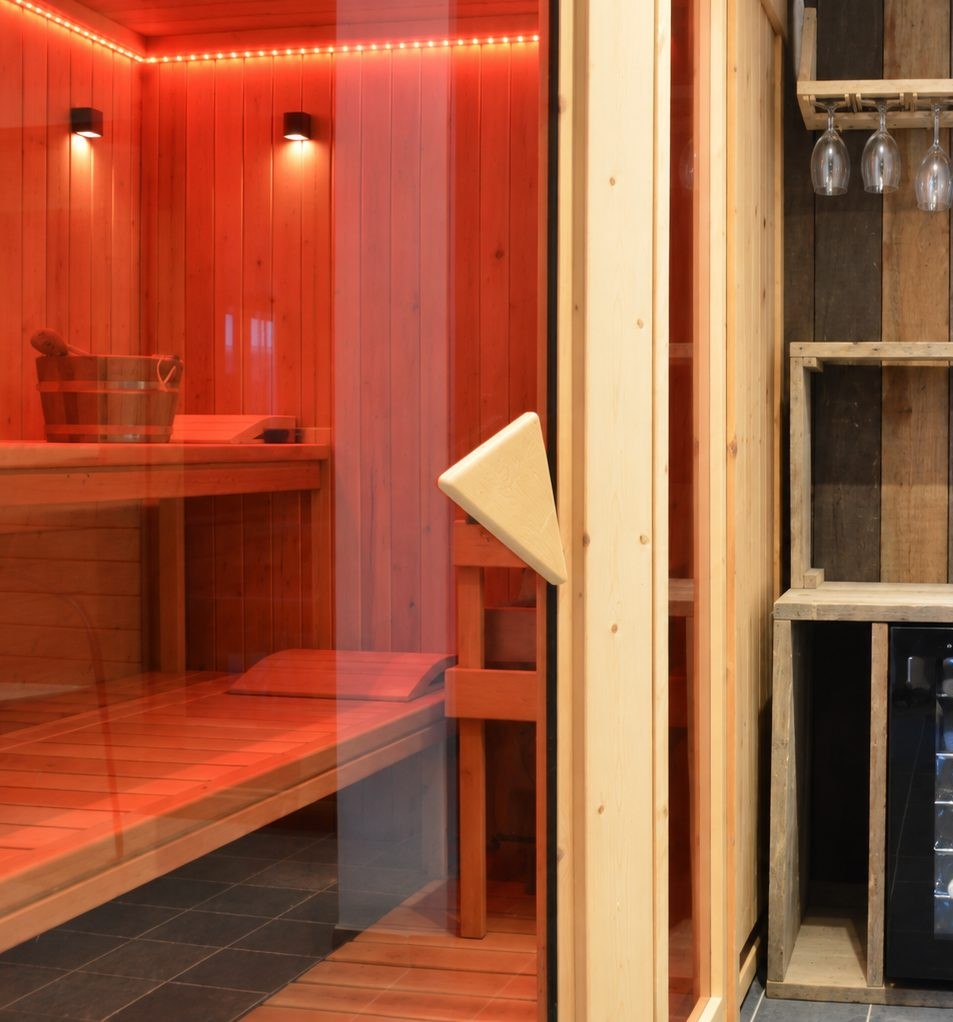 Sauna en bar